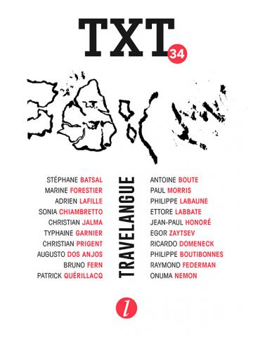 TXT n°34 Travelangue Éditions Lurlure